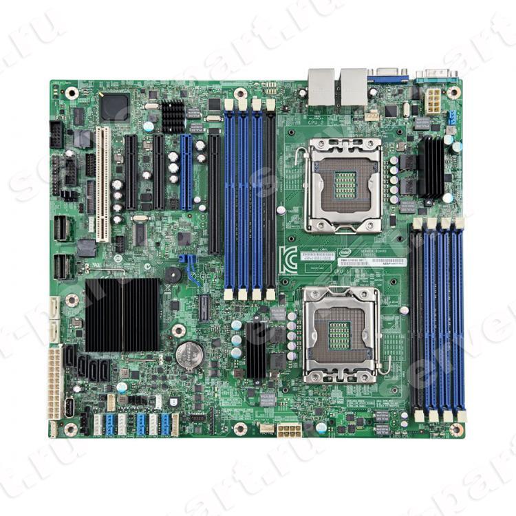 Материнская Плата Intel iC602 Dual Socket 1356 8DDR3 2SATAIII 4SATAII 2xSFF8087 8SAS/SATAII PCI-E16x3.0 3PCI-E8x PCI 2xGbLAN ATX 8000Mhz(DBS2400SC2)