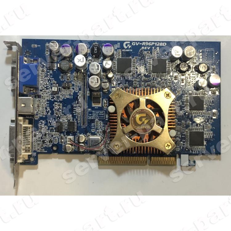 Видеокарта Gigabyte ATI RadeOn 9600Pro 128Mb 128Bit DDR DVI TV-Out AGP8x(GV-R96P128D-Ultra)