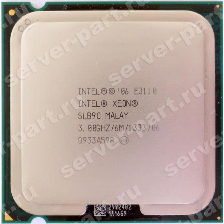 Процессор Intel Xeon 3000Mhz (1333/L2-6Mb) 2x Core 65Wt Socket LGA775 Wolfdale(E3110)