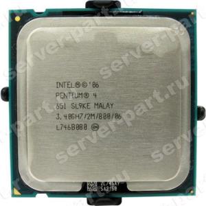 Процессор Intel Pentium 651 3400Mhz (800/L2-2Mb) HT 65Wt LGA775 Cedar Mill(SL8WG)