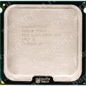 Процессор Intel Xeon 5150 2667Mhz (1333/L2-4Mb) 2x Core 65Wt Socket LGA771 Woodcrest(SLABM)