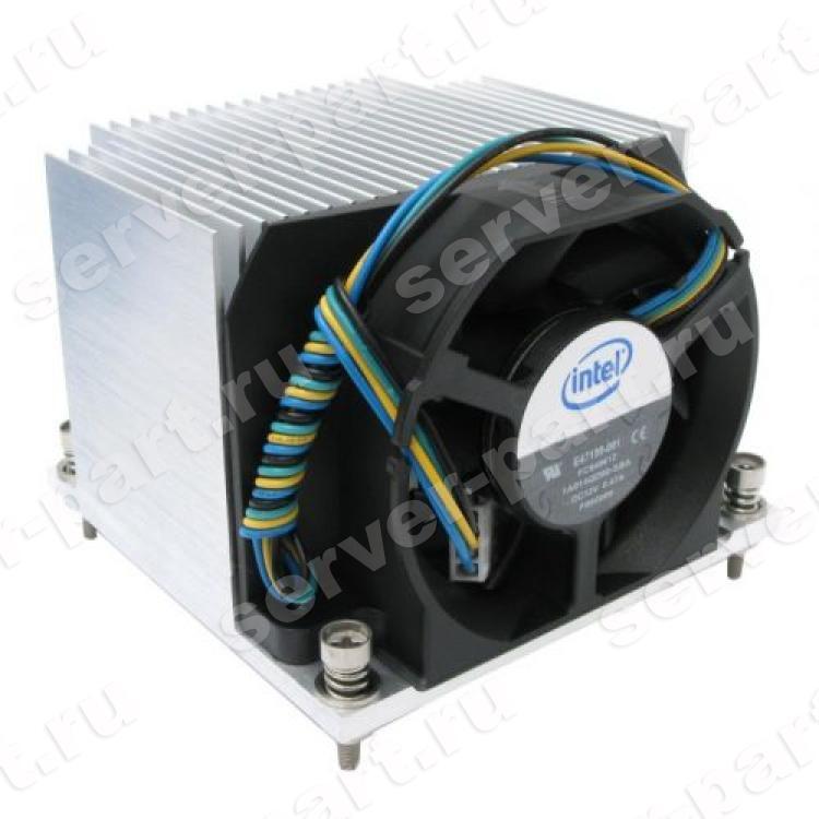 Радиатор и Вентилятор Intel 7800 об/мин Al Socket LGA1366 LGA1356 Active Up To 80Wt(E97383-002)