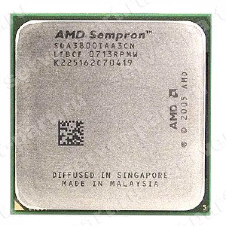 Процессор AMD Sempron-64 3800+ 2200Mhz (256/800/1,35v) Socket AM2 Manila(SDA3800IAA3CN)