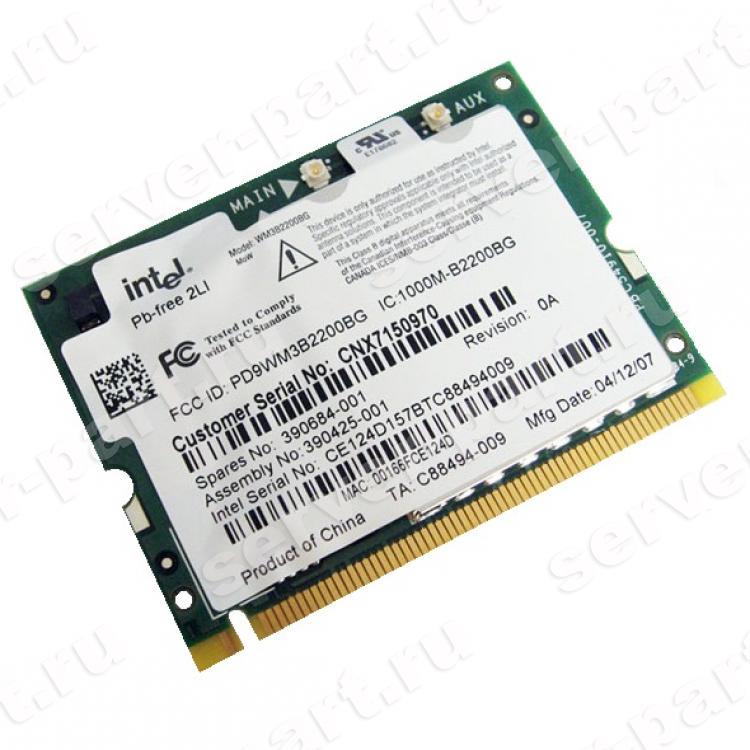 Модуль WiFi HP (Intel) PRO/Wireless 2200BG 802.11b/g 54MBit/s miniPCI(WM3B2200BG)
