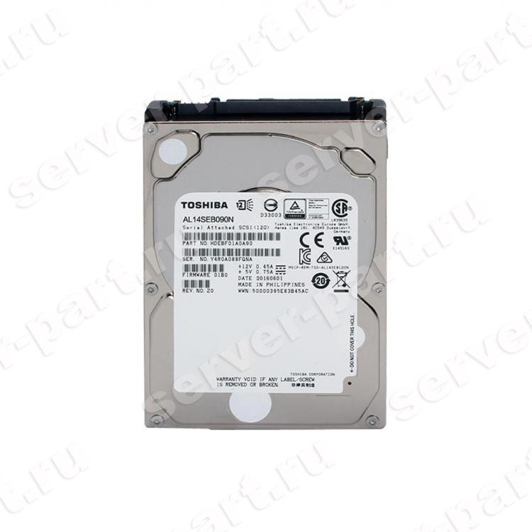 Жесткий Диск Toshiba 900Gb (U1200/10500/128Mb) 512n 12G SAS 2,5"(AL14SEB090N)