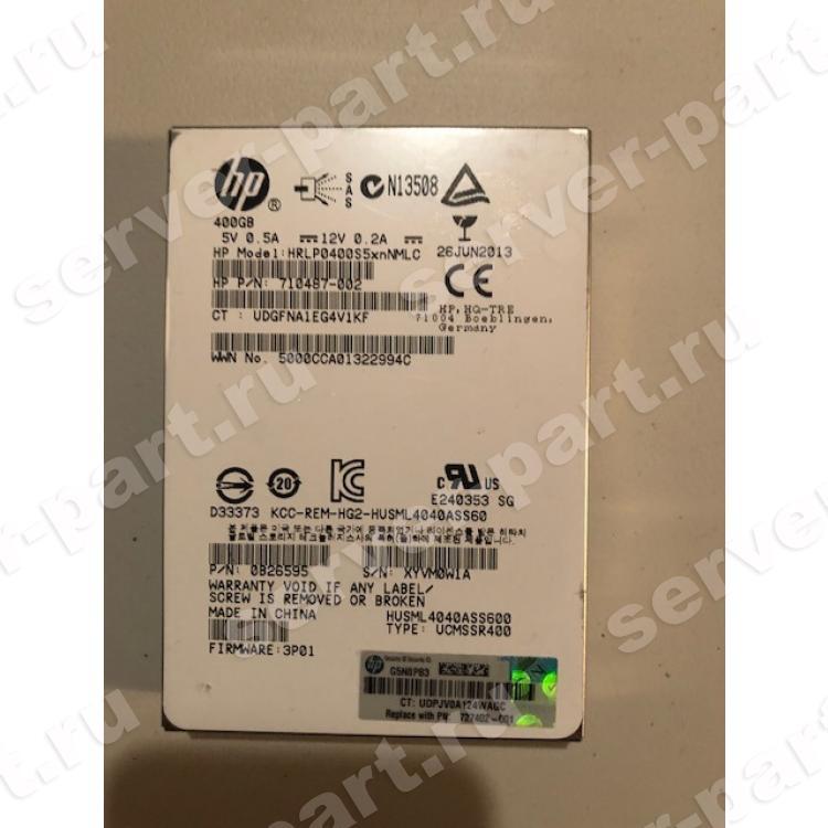 Твердотелый Накопитель SSD SAS HP (Hitachi) 400Gb 6G U600 MLC 520bps SAS 2,5" To 3.5" For 3PAR StoreServ M6720 SS700 7000(HRLP0400S5xnNMLC)