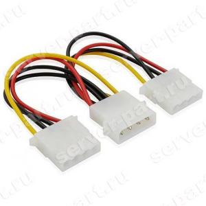Разветвитель Питания Molex 4Pin to 2xMolex 4Pin (IDE To 2IDE) 20cm/0,2m(4Pin-2x4Pin)