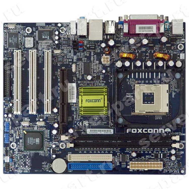 Материнская Плата Foxconn SIS661FX S478 HT 2DDR400 U133 AGP8x 3PCI SVGA AC97 LAN mATX(661FXME)