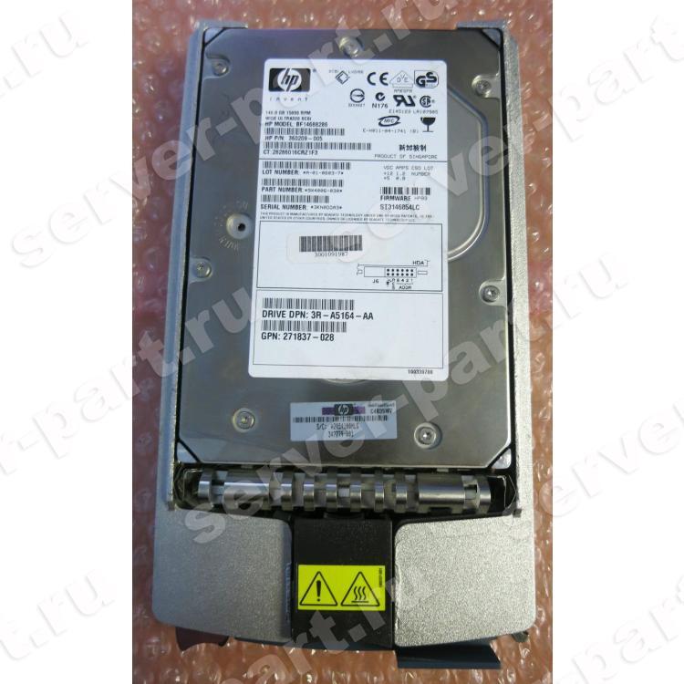 Жесткий Диск HP (Seagate) Cheetah 15K.4 ST3146854LC 146,8Gb (U320/15000/8Mb) 80pin U320SCSI(360209-011)
