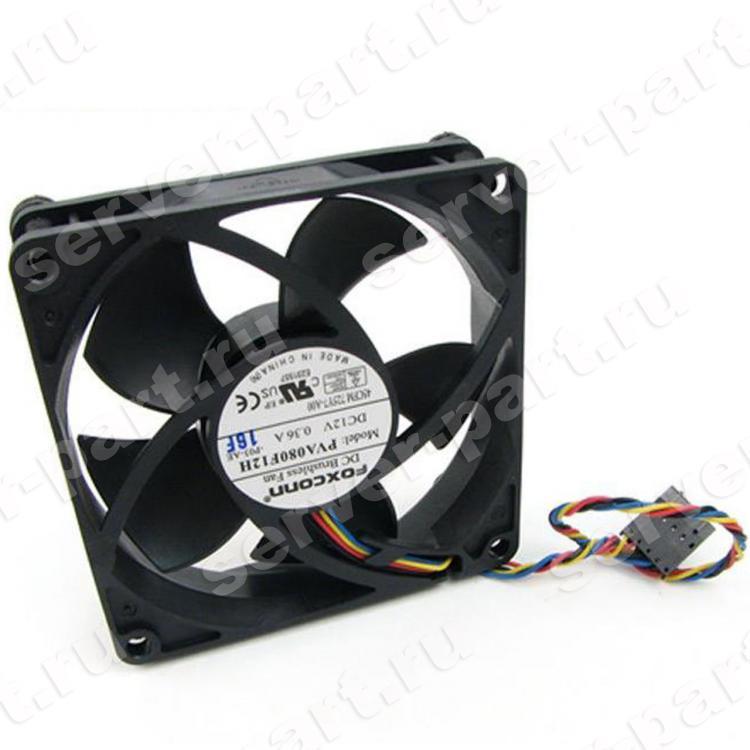 Вентилятор Dell (Foxconn) 0,32A 12v 40,8CFM 80x80x20mm 3.84Wt 4-Wire For Optiplex 390 790 990 3010 7010 9010(725Y7)