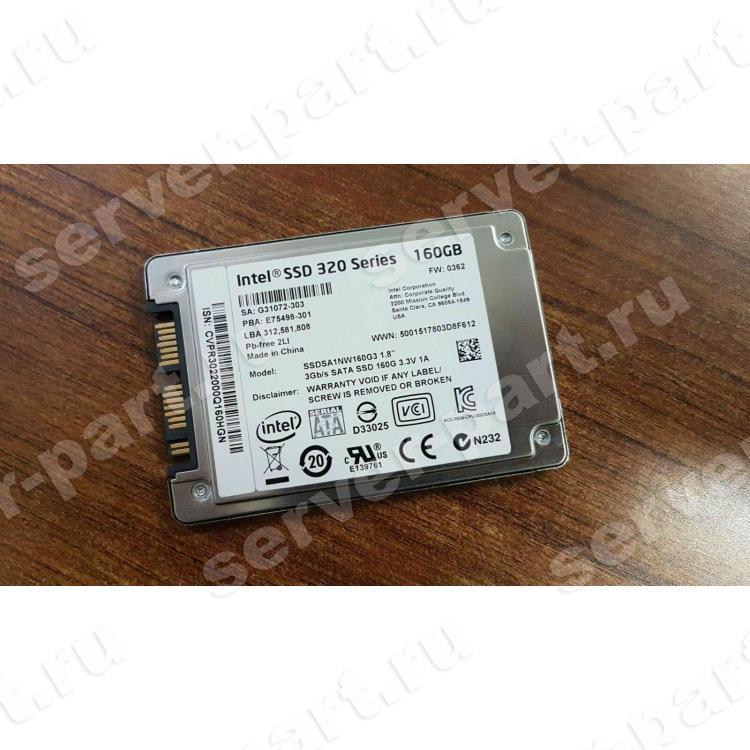 SSD Intel SSD 320 Series 160Gb 270 MLC 3G SATAII microSATA 1 8 SSDSA1NW160G3