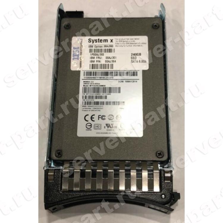 Твердотелый Накопитель SSD Lenovo (Intel) SSD DC S3500 Series SSDSC2BB240G4I 240Gb TRIM MLC 6G SATAIII 2,5" 7mm For x3250M3 x3500M3 x3550M3 x3650M3 x3500M4 x3550M4 x3650M4 HS23(00Y3663)