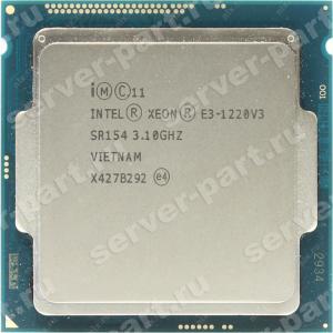 Процессор Intel Xeon E3 3100(3500)Mhz (5000/L3-8Mb) Quad Core 80Wt Socket LGA1150 Haswell(SR154)