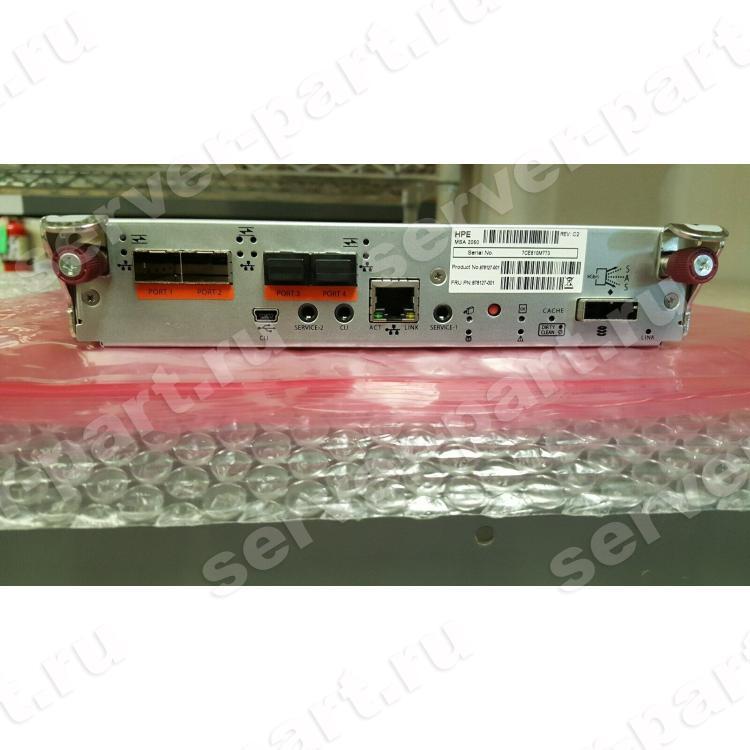 Модуль Контроллера HP MSA 2050 SAN Controller 0(8)Gb Dual Channel 0(1)xBBU 10(16)Гбит/сек 1xSFF8088 1xRJ45 4xSFP+ 1xCLI For MSA 2050 2052 MSA2050 MSA2052(876127-001)