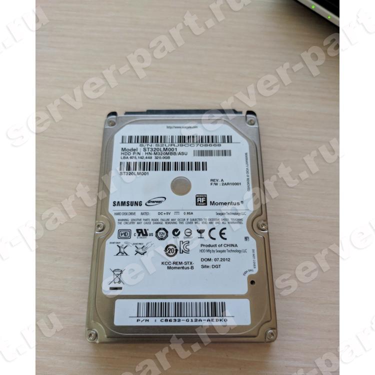 Жесткий Диск Seagate Momentus (Samsung Spinpoint) (HN-M320MBB) 320Gb (U300/5400/8Mb) NCQ SATAII 2,5"(HN-M320MBB)
