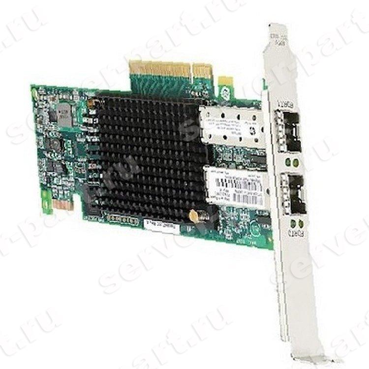 Сетевой Адаптер HP StoreFabric (Emulex) 2x16Гбит/сек Dual Port 2xSFP+ Fibre Channel HBA LP PCI-E8x 3.0 For Proliant Gen8 Gen9 Gen10 3PAR StoreServ 7000 7200 7440 7450(786038-001)