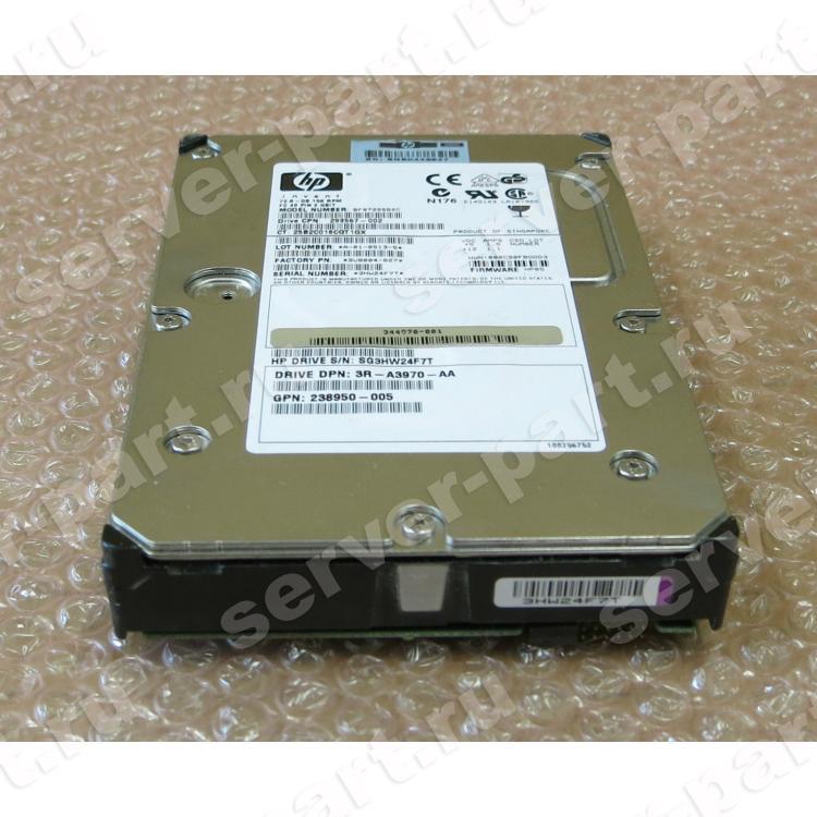 Жесткий Диск HP (Seagate) Cheetah 15K.3 ST373453FC 72,8Gb (U2048/15000/8Mb) 40pin Fibre Channel 3,5" For StorageWorks EVA 3000 4100 4000 5000 6100 6000 8100 8000 M5314 DS2500(238950-005)