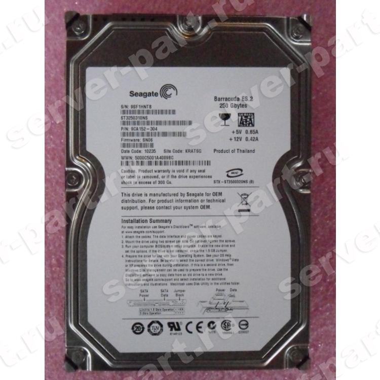 Жесткий Диск Seagate Barracuda ES.2 250Gb (U300/7200/32Mb) NCQ SATAII(ST3250310NS)