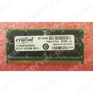 RAM SO-DIMM DDRIII-1600 Crucial 8Gb 2Rx8 PC3L-12800S-11(CT102464BF160B)