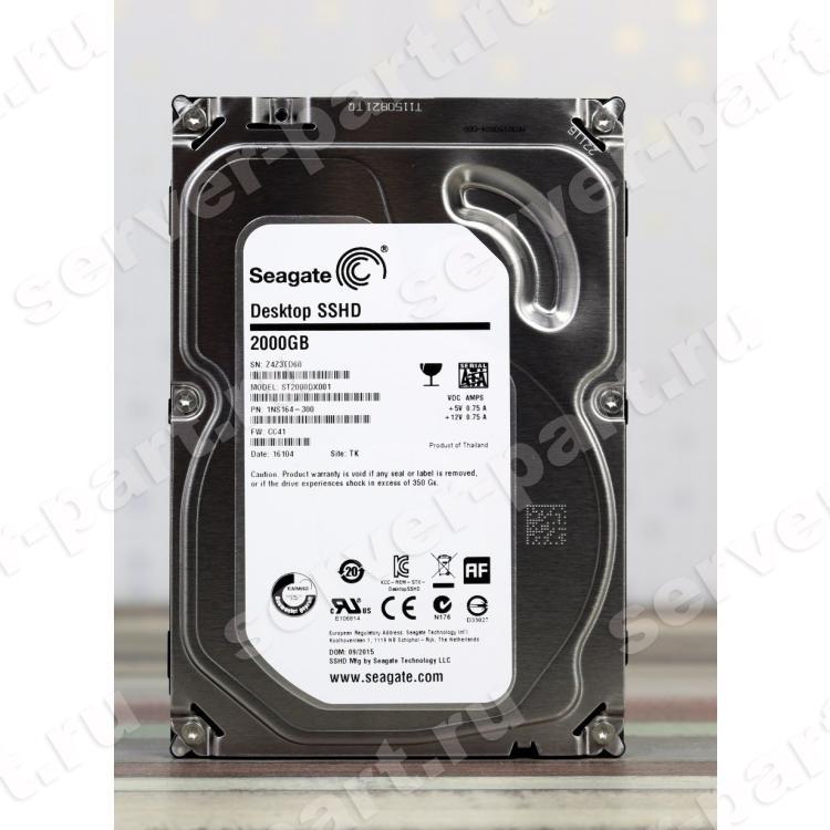 Жесткий Диск Seagate Desktop SSHD 2Tb (U600/7200/64Mb) 8Gb MLC NCQ 6G SATAIII(ST2000DX001)