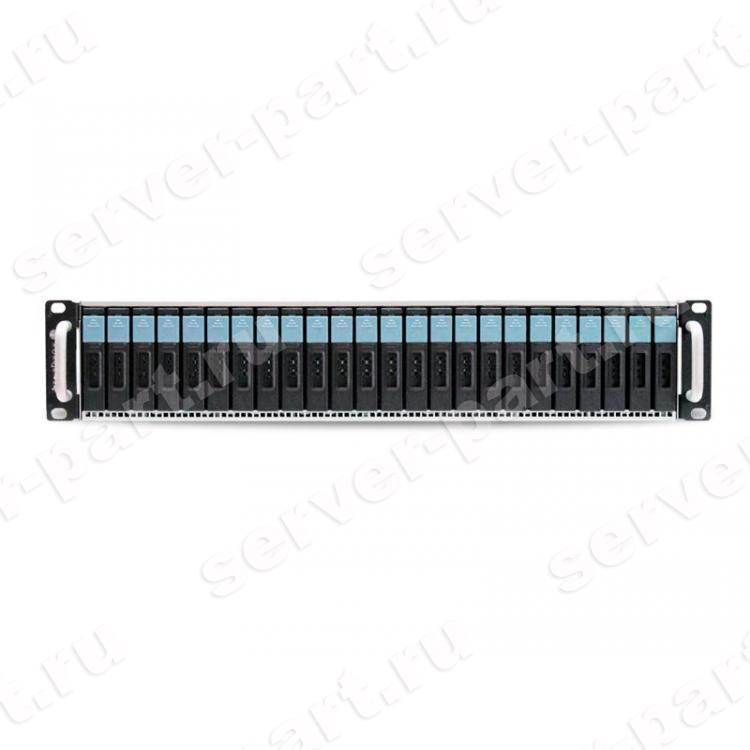 Дисковая Полка AIC 6G SAS JBOD Enclosure 24xSAS/SATA 6G SFF 2,5'' I/O 2xExpanders SAS SFF-8088 2x500Wt 2U(XJ3000-2242S)