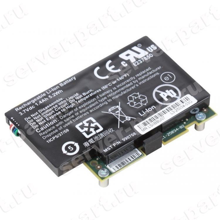 Батарея резервного питания (BBU) Intel RAID Smart Battery 3,7v 1,4A 5,2Wh For RS2PI008 RS2BL040 RS2MB044 RS2BL080 RS2PI008DE RS2WG160 RS2SG244 RT3WB080 Intel Integrated Server RAID Module AXXRMS2MH080(AXXRSBBU7)