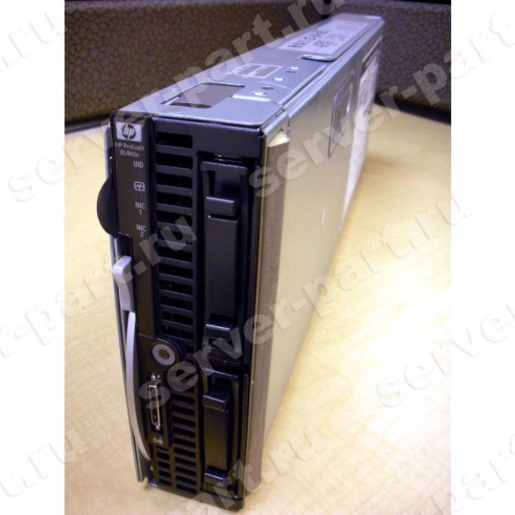 Сервер HP Blade BL460c G1 No CPU (Intel Xeon QC Up To E5450 3000Mhz/1333/2*6Mb)/ DualS771/ i5000P/ 0Gb(32Gb) FBD/ Video/ 2LAN1000/ 2SAS SFF/ 0x36(146)Gb/10(15)k SAS/ 7UBlade(447707-B21)