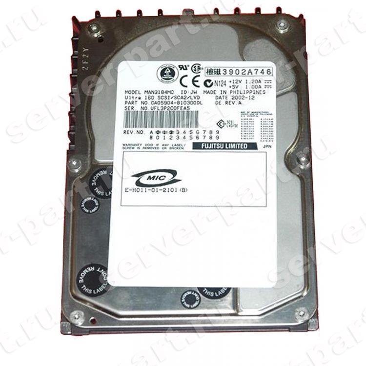 Жесткий Диск Fujitsu 18,2Gb (U160/10000/8Mb) 80pin U160SCSI(MAN3184MC)