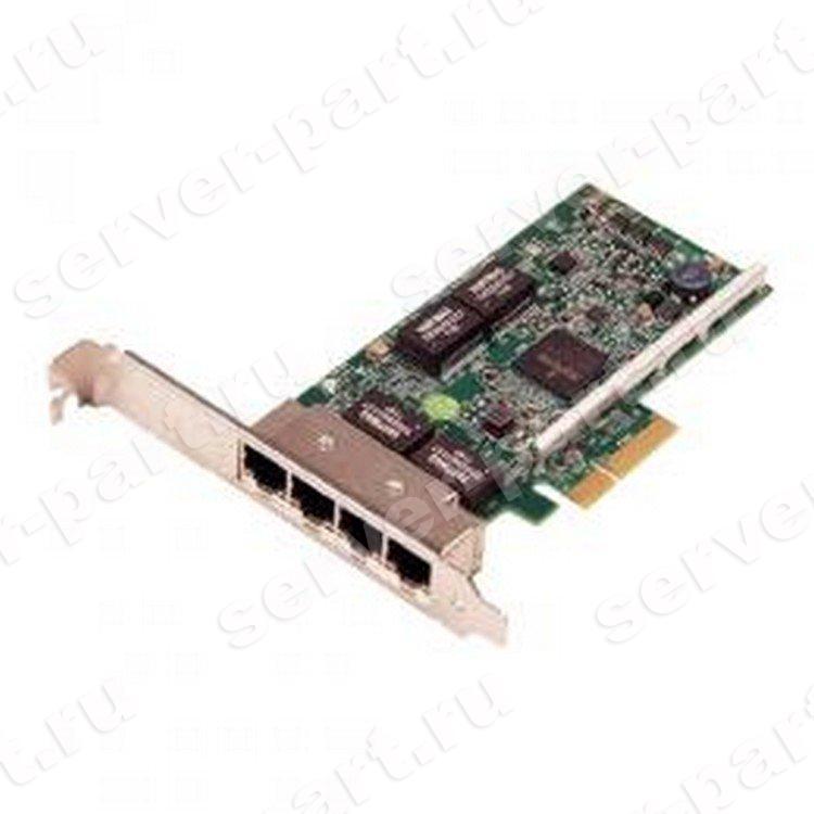 Сетевая Карта IBM Quad-Port Ethernet Adapter (Broadcom) 4x1Гбит/сек 4xRJ45 LP PCI-E4x For Power S812L S822L Power7 pSeries 5260 5899 iSeries(00RX898)