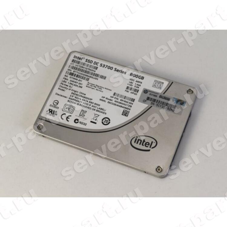 Твердотелый Накопитель SSD HP (Intel) SSD DC S3600 Series SSDSC2BA800G3P 800Gb TRIM MLC 6G SATAIII 2,5" 7mm For Gen7 Gen8 Gen9 Gen10(718139-001)