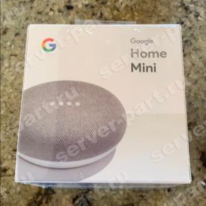 Умная Колонка Google Home Mini Wi-Fi 2.4Ghz/5Ghz 802.11 b/g/n/ac Bluetooth 4.1 Google Assistant Chalk Серебристый(GA00210-US)