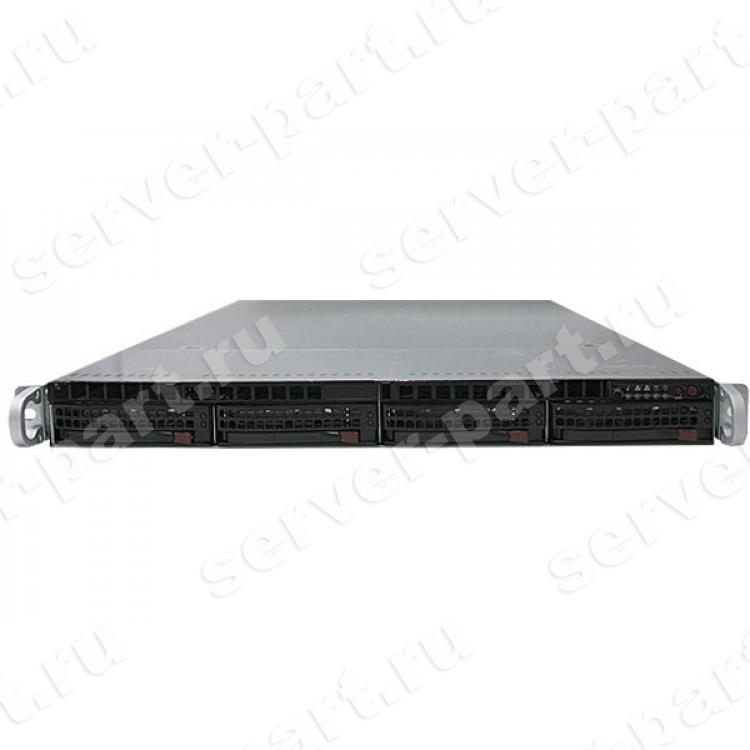 Корпус SuperMicro SuperChassis 4xSAS/SATA HS 3,5" 560Wt E-ATX 1U 19" For H8DGU H8DGU-F X8DTU X8SIU-F(SC815TQ-563UB)