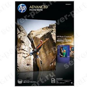 Фотобумага HP Advanced Glossy Photo Paper Глянцевая с Улучшенными Характеристиками 250г/м2 A3/297x420мм 20листов(Q8697A)