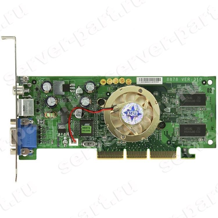 Видеокарта Micro-Star GF4MX420 64Mb DDR TV-Out AGP4x(MS-8878) Видеокарта Micro-Star GF4MX420 64Mb DDR TV-Out AGP4x(MS-8878)