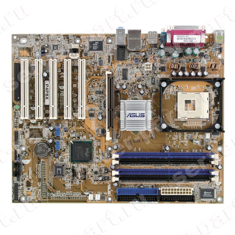 Материнская Плата ASUS i865P Socket 478 HT 4DualDDR400 2SATA U100 AGP8x 5PCI ADI-6ch LAN1000 ATX(P4P8X)