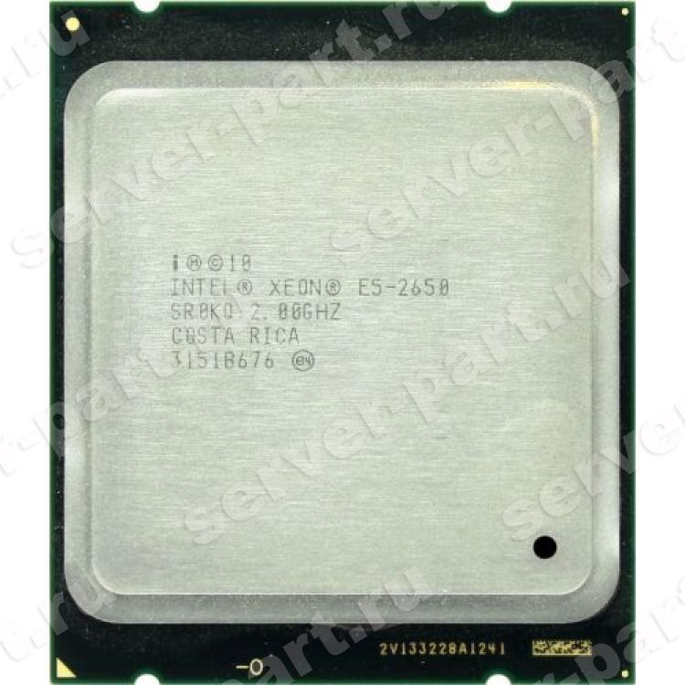 Процессор Intel Xeon E5 2000(2800)Mhz (8000/L3-20Mb) 8x Core 95Wt Socket LGA2011 Sandy Bridge(E5-2650)