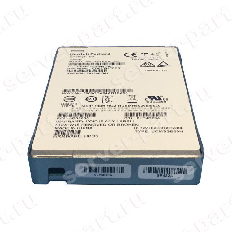 Твердотелый Накопитель SSD SAS HP (HGST) SSD800MH.B 200Gb U1200 MLC 12G SAS 2,5" For Proliant Gen5 Gen6 Gen7 Gen8 Gen9 Gen10 D6020 Apollo Gen10 Integrity BL890c i2 i4 BL870c i2 i4 BL860c i2 i4 rx2800 i2 i4 i6 rx6600(765290-001)