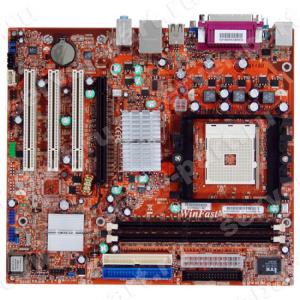 Материнская Плата Foxconn GF6100 S754 2DDR400 2SATAII U133 PCI-E16x 3PCI SVGA AC97-6ch LAN mATX(6100K8MB-RS)
