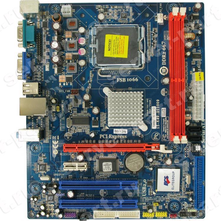 Материнская Плата Elitegroup P4M900CD S775 HT 2DDRII-667 2SATA U133 PCI-E16x PCI-E1x 2PCI SVGA LAN AC97-6ch mATX(P4M900T-M2)