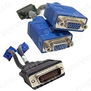 Кабель HP Y-Splitter Cable DMS-59 to Dual VGA For GJ120AA KN586AA KG748AA KD060AA AH050AA(GS567AA)