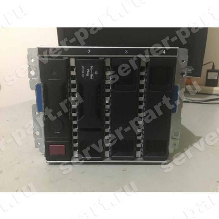 Корзина SAS/SATA HP 4xSAS/SATA Drive Cage LFF 3,5" Hot Swap 4U For ML310e Gen8 ML310e Gen8 V2(686756-001)