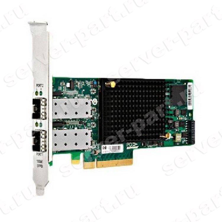 Сетевой Адаптер HP StorageWorks Dual Port Converged Network Adapter (Qlogic) QLE8242-HP 10Гбит/сек Dual Port 2xSFP+ HBA FC LP PCI-E8x 2.0(BS668-63003)