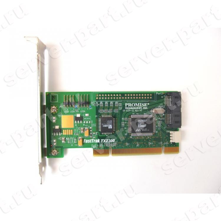 Контроллер RAID SATA Promise FastTrak 2xSATAII RAID1/0/10 SATAII-300 PCI(TX2300)