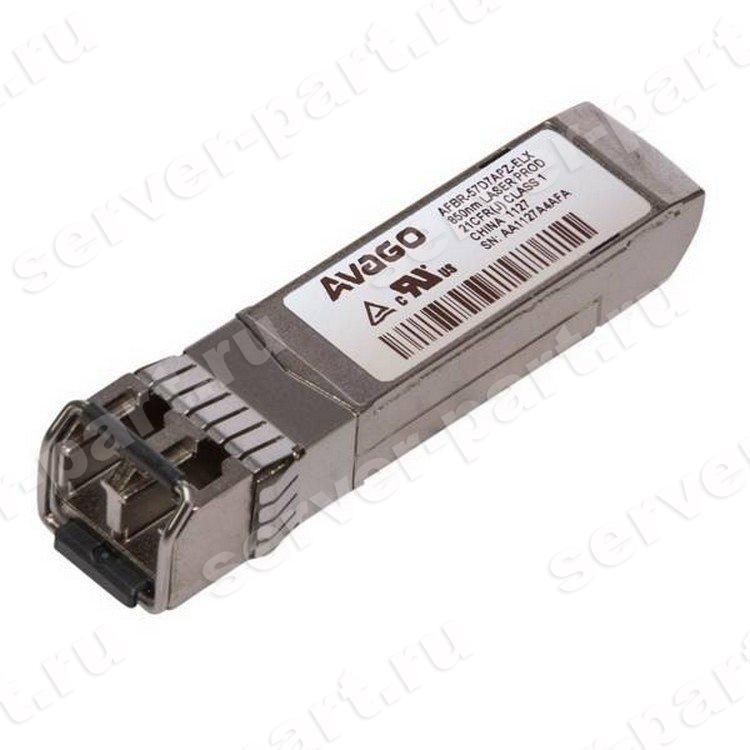 Transceiver SFP+ Sun (Avago) 10Gbps Dual Rate 10GBase-SR 1000Base-SX Short Wave 850nm 300m Pluggable miniGBIC LC(AFBR-703SDDZ-SN1)
