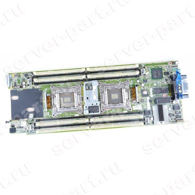 Материнская Плата HP iC600 Dual Socket 2011 12DDR3 2SAS 2PCI-E8x Riser SVGA 2xGbLAN ILO Blade-ATX 8000Mhz For BL460c Gen8 Xeon E5 V1 V2(640870-001)
