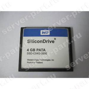Карта CF SSD Western Digital SiliconDrive II CompactFlash Commercial Grade 4Gb PATA(SSD-C04G-3500)