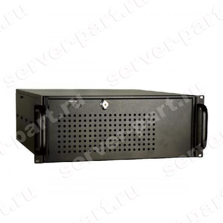 19" корпус 4U, Для объединительной платы формата ATX, 2 х 8 см кулер, Источник питания ACE-A130B-RS 300Вт ATX, черный(RACK-3000GBATX-R21/A130B)