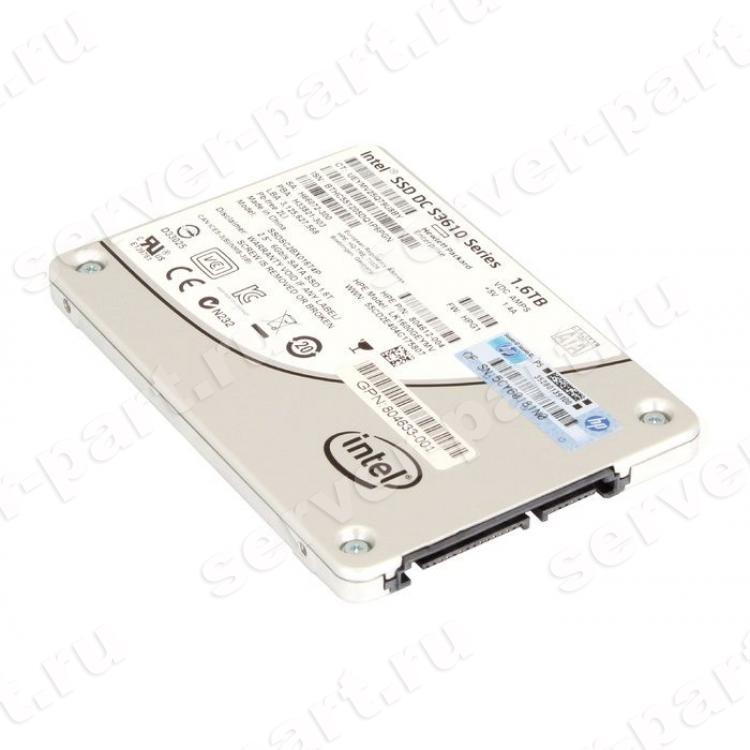 SSD HP Intel SSD DC S3610 Series SSDSC2BX016T4P 1.6Tb TRIM MLC AES 6G SATAIII 2 5 7mm For Gen7 Gen8 Gen9 Gen10 757381 001