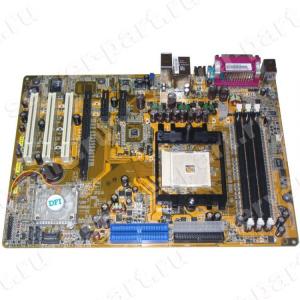 Материнская Плата DFI nForce4-4x S754 3DDR400 4SATA U133 PCI-E16x 2PCI-E1x 3PCI AC97-6ch LAN ATX(NF4X Infinity)