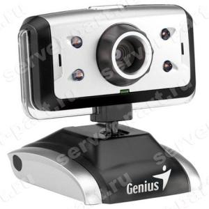 Web-Камера Genius 0,3MP 640x480 USB Silver/Black 1,5m Monitor Handle(iSlim 321R)